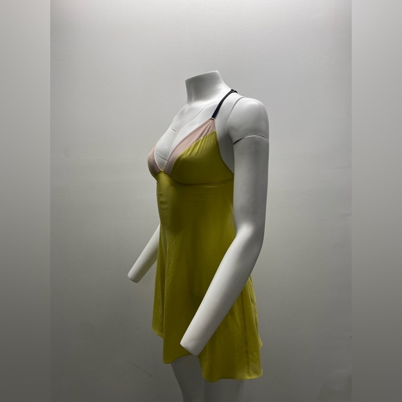 Victorias Secret Yellow Chiffon Slip - Picture 2 of 4